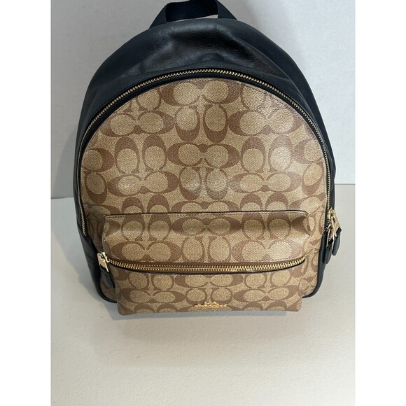 Coach L1921-32200 Backpack Rucksack Leather Multi Color Total Pattern Used - Picture 9 of 9